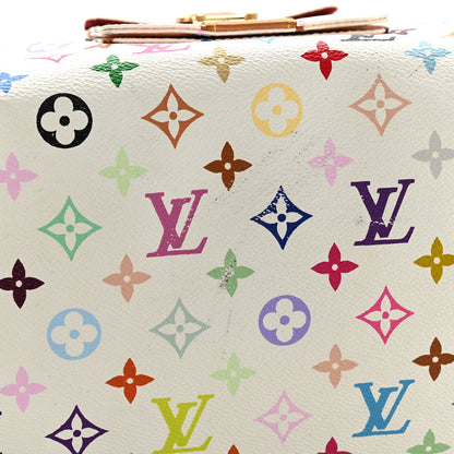 Louis Vuitton Monogram Multicolor Speedy 30 White 10 of 15