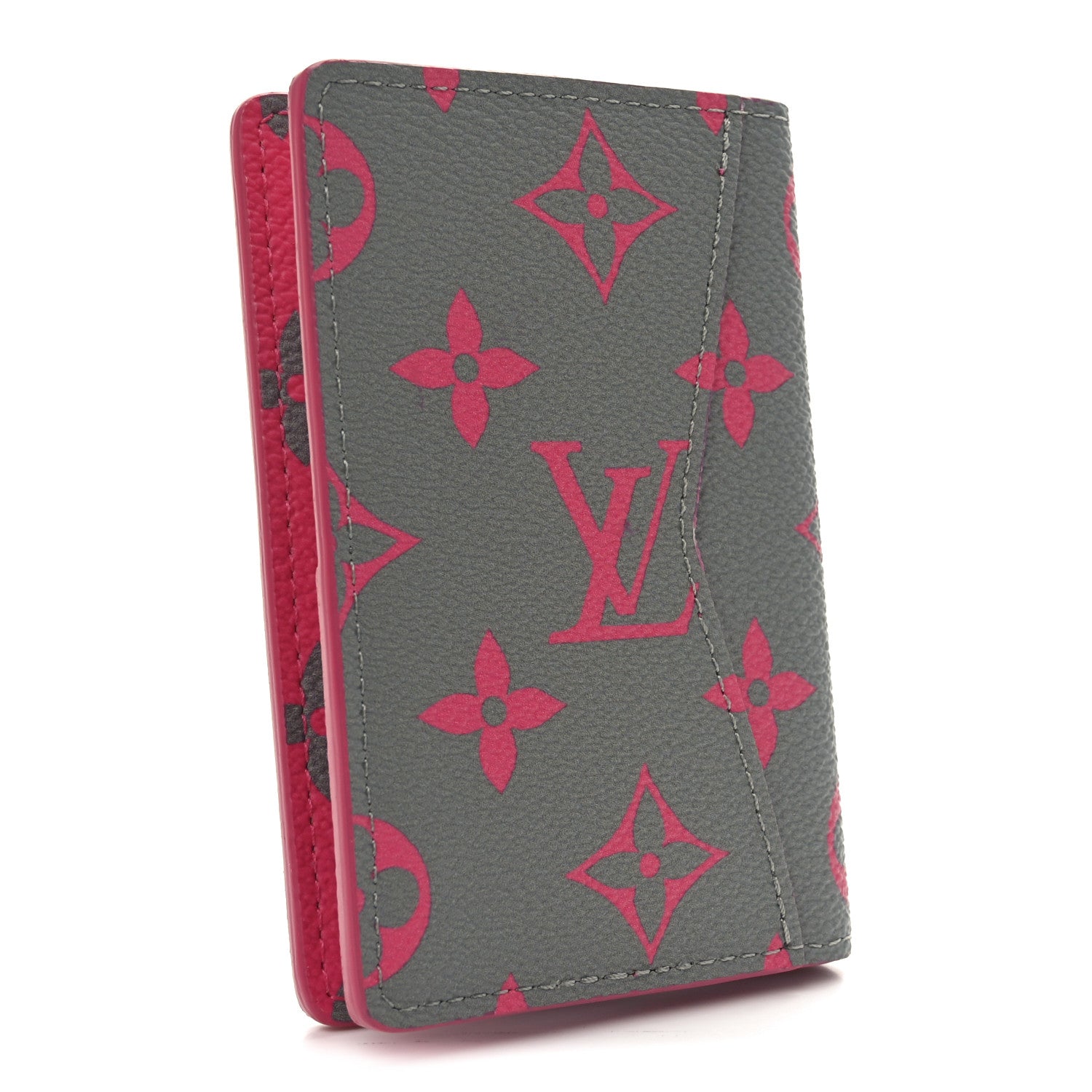 Louis Vuitton Taigarama Pocket Organizer NM Grey Pink 3 of 7