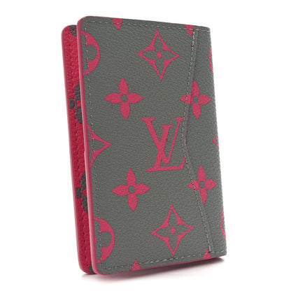 Louis Vuitton Taigarama Pocket Organizer NM Grey Pink 3 of 7