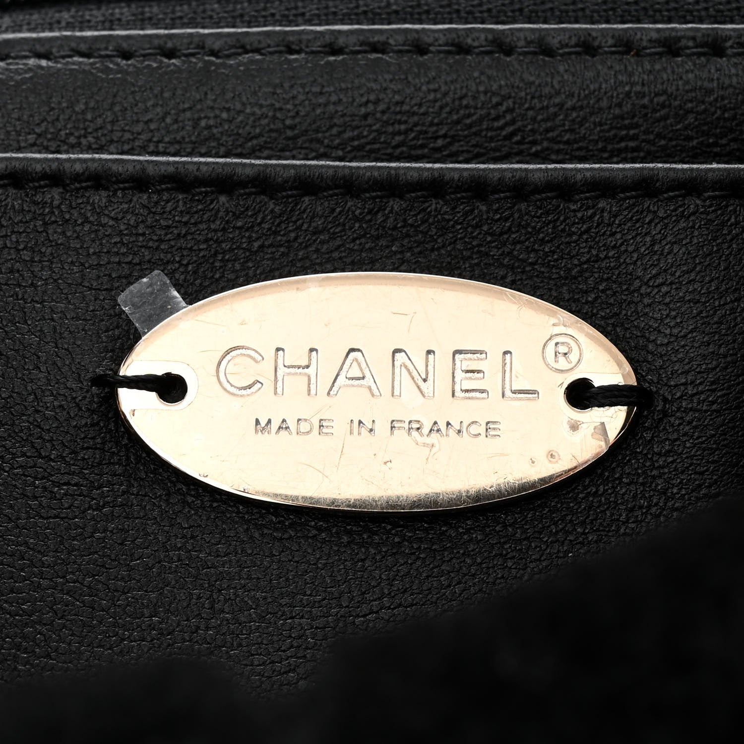 Chanel Shearling Lambskin Crystal Strass Flap Black 6 of 10