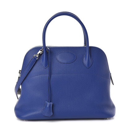 Hermes Taurillon Clemence Bolide 31 Bleu Electrique 1 of 9