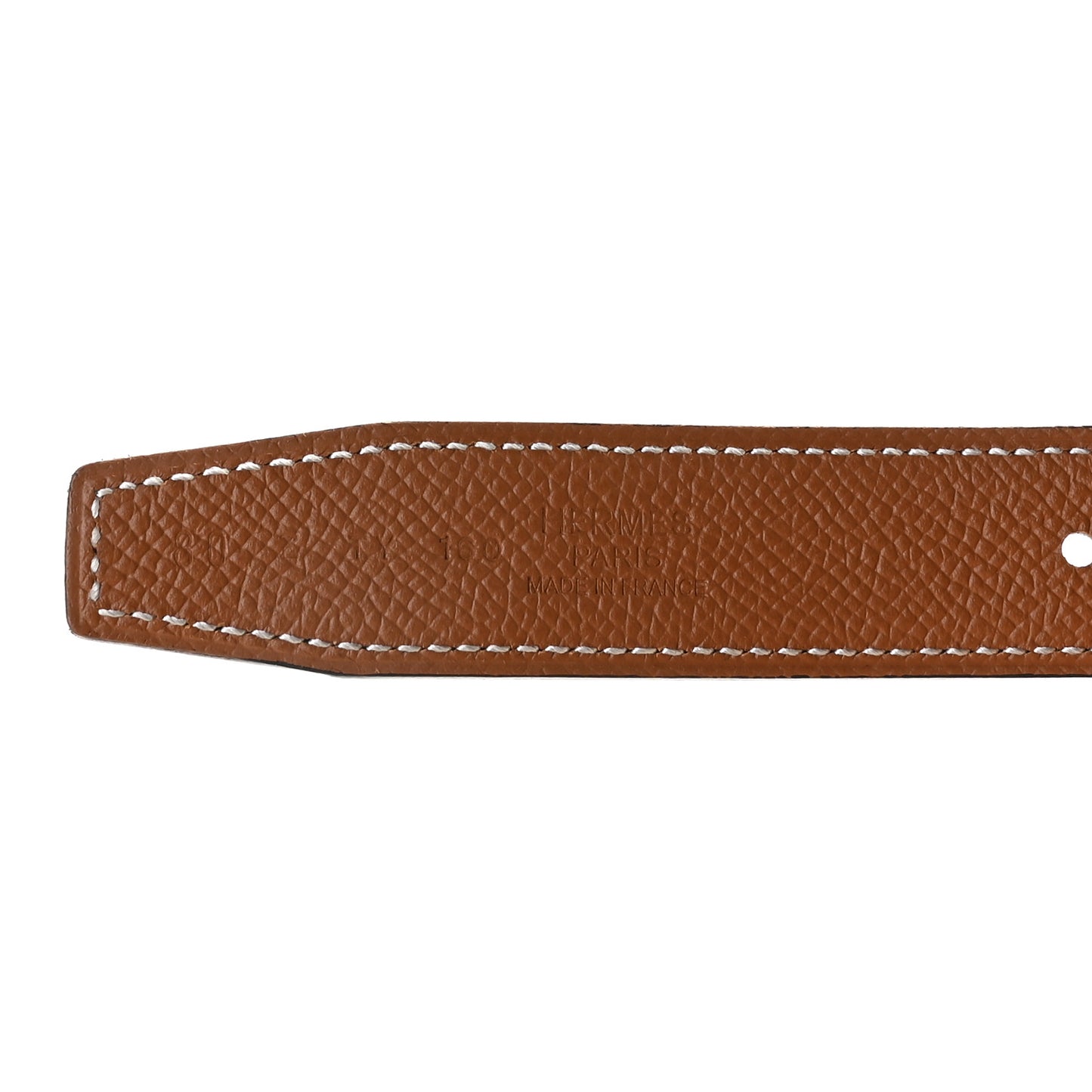 Swift Epsom 24mm H Cursives Belt 80 Black Gold