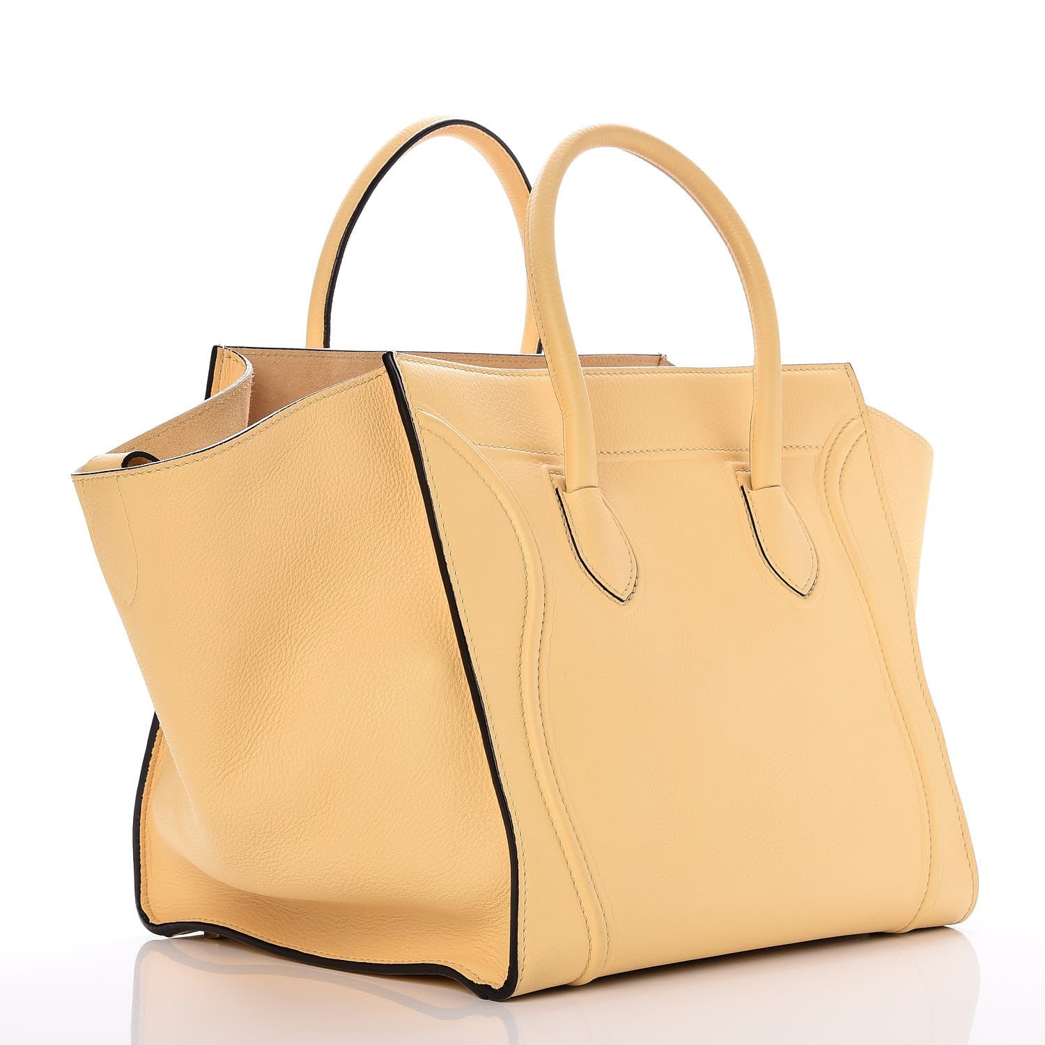 Celine Supple Calfskin Medium Phantom Luggage Butter 3 of 14