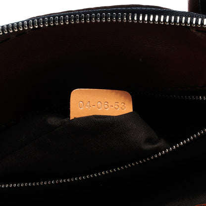 Chloe Leather Edith Dome Bowler Whiskey 7 of 7