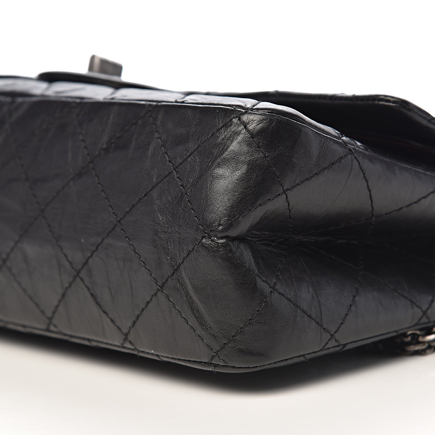 Chanel Aged Calfskin Quilted 2.55 Reissue 227 Flap Black 11 of 13