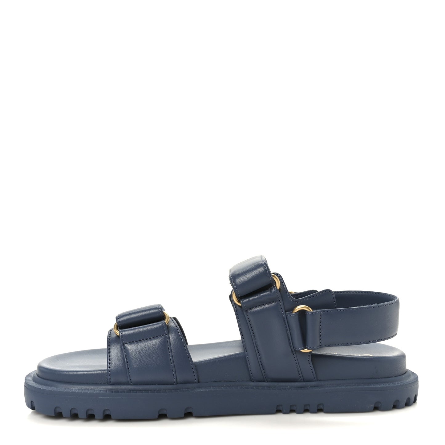 Lambskin Dioract 10mm Sandals 39 Pastel Blue