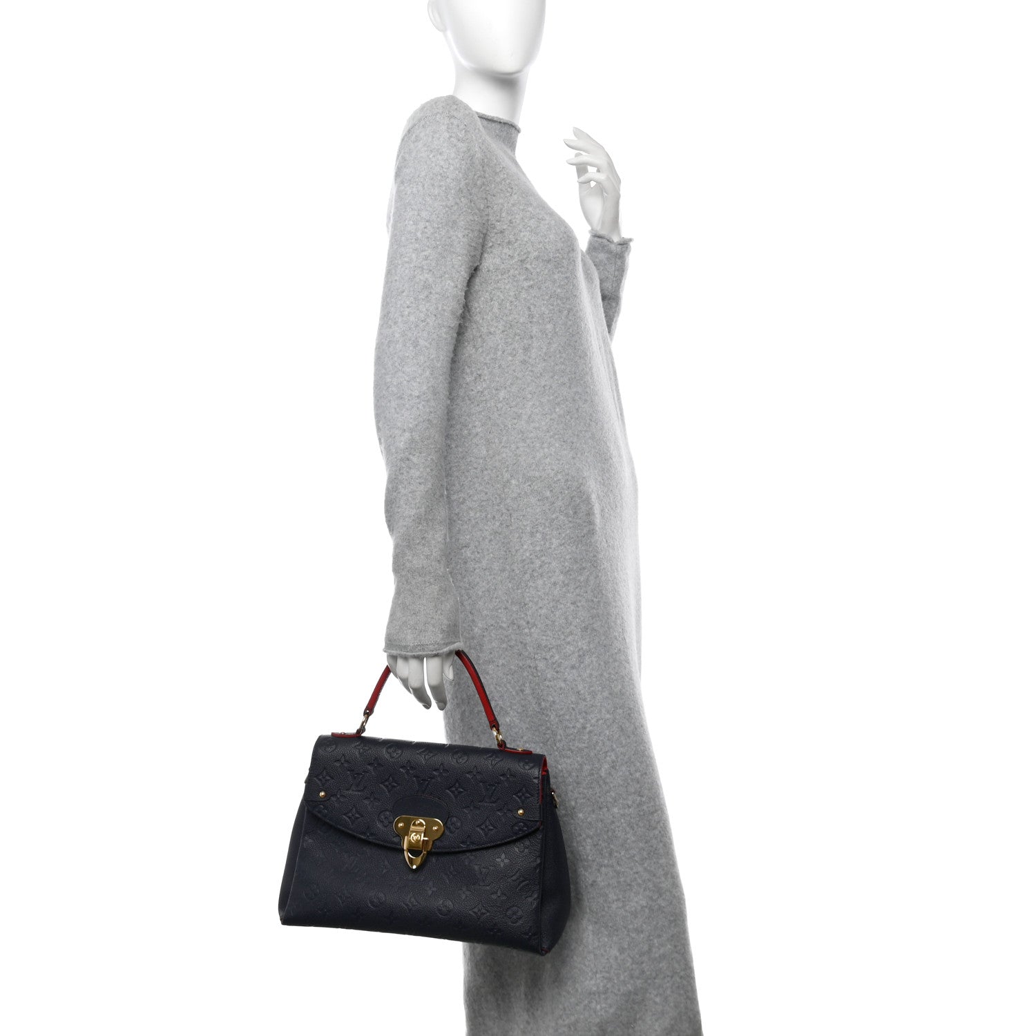 Louis Vuitton Empreinte Georges MM Marine Rouge 2 of 10