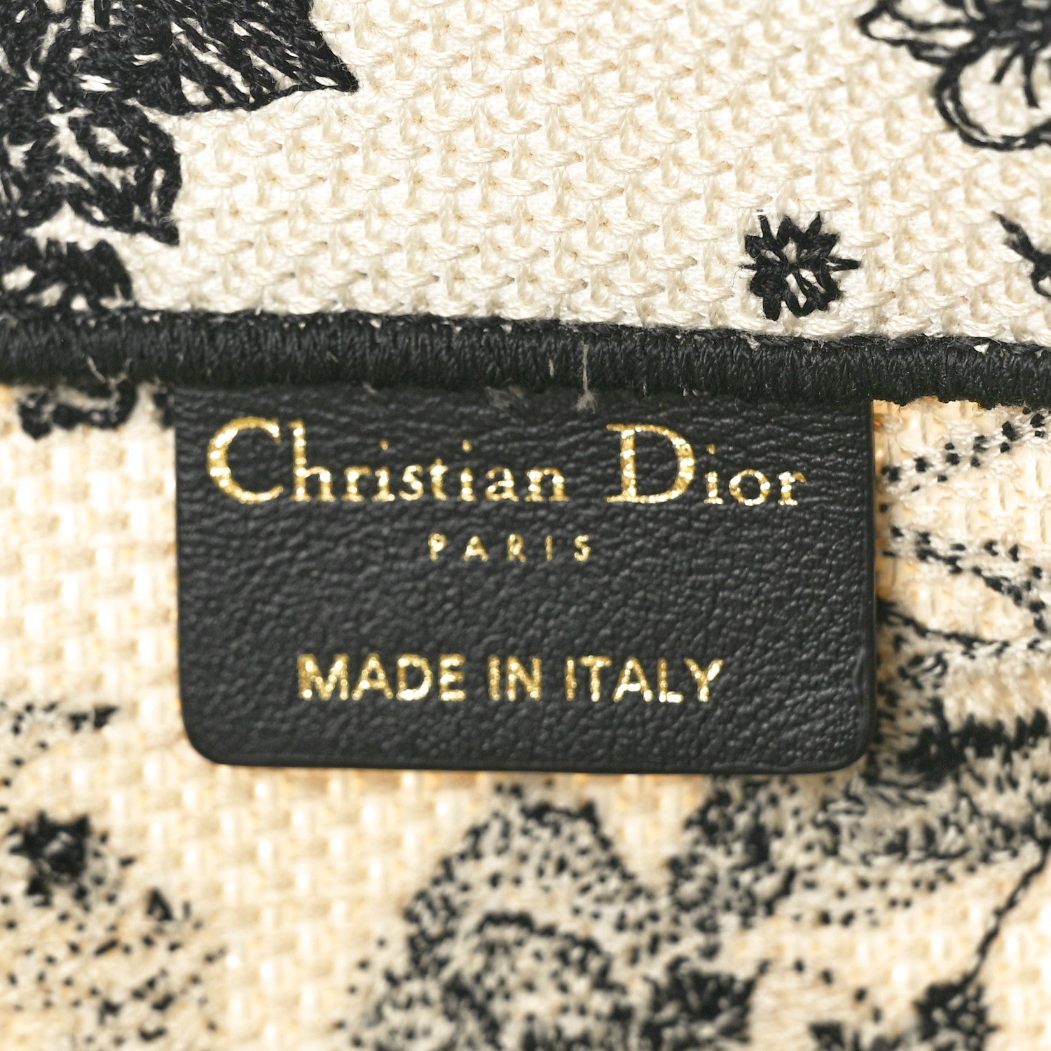 Christian Dior Canvas Zodiac Toile De Jouy Embroidered Medium Book Tote Latte 6 of 10