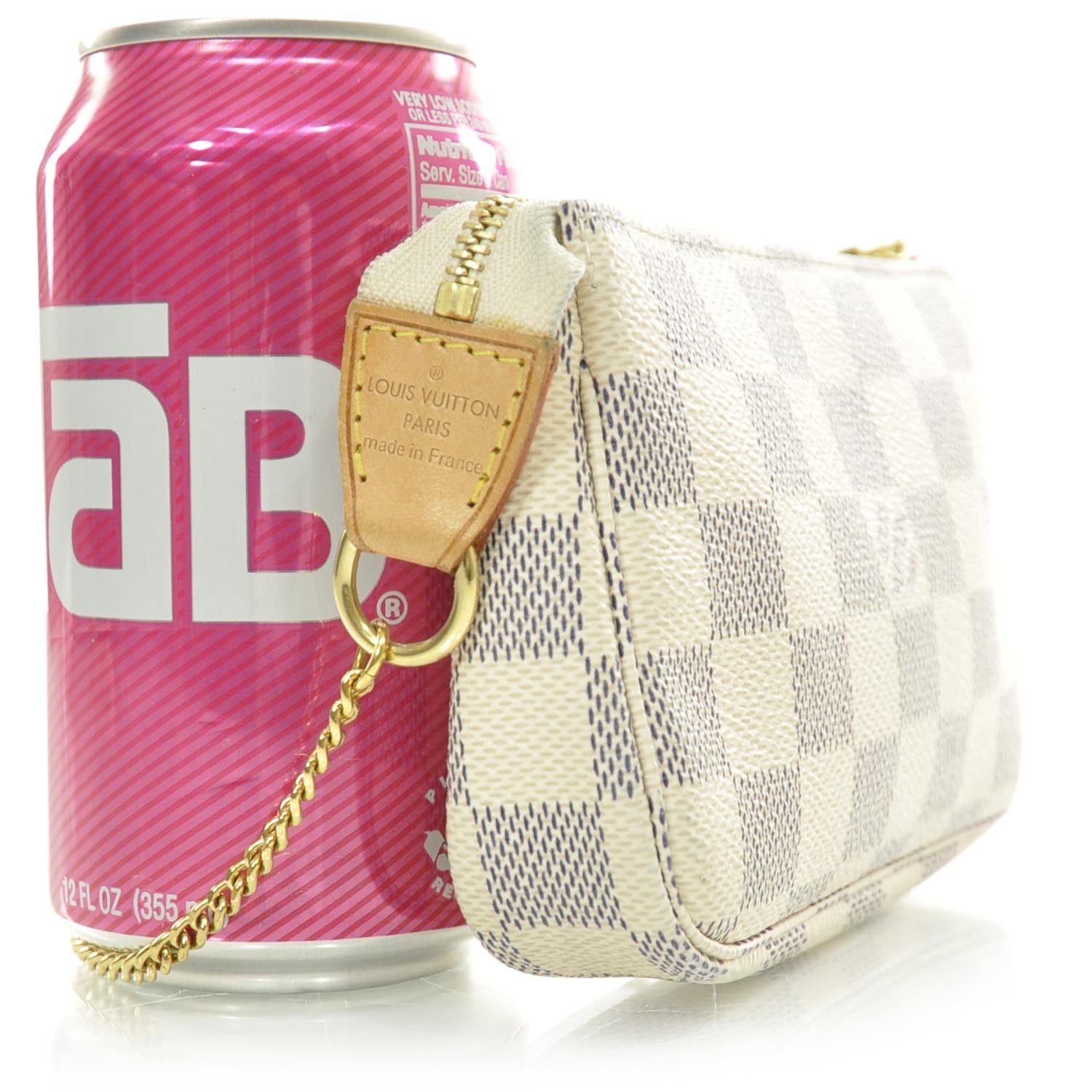 Louis Vuitton Damier Azur Mini Pochette Accessories 3 of 9