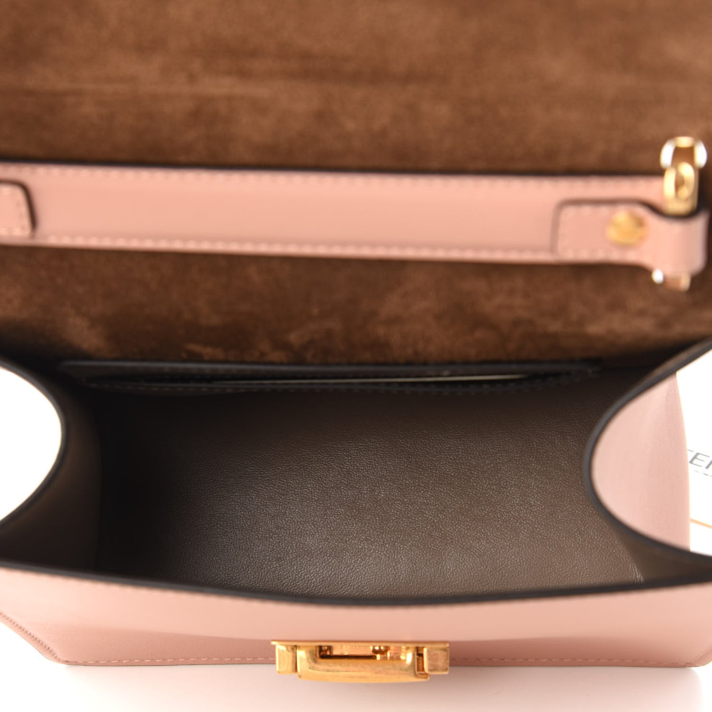 Vitello Grace Matte Small Kan U Shoulder Bag Rosa Bourbon