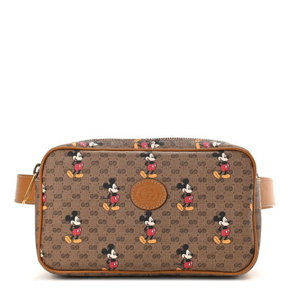 Gucci X DISNEY Mini Vintage GG Supreme Monogram Mickey Mouse Small Belt Bag Beige Vintage Sun Oil 1 of 10
