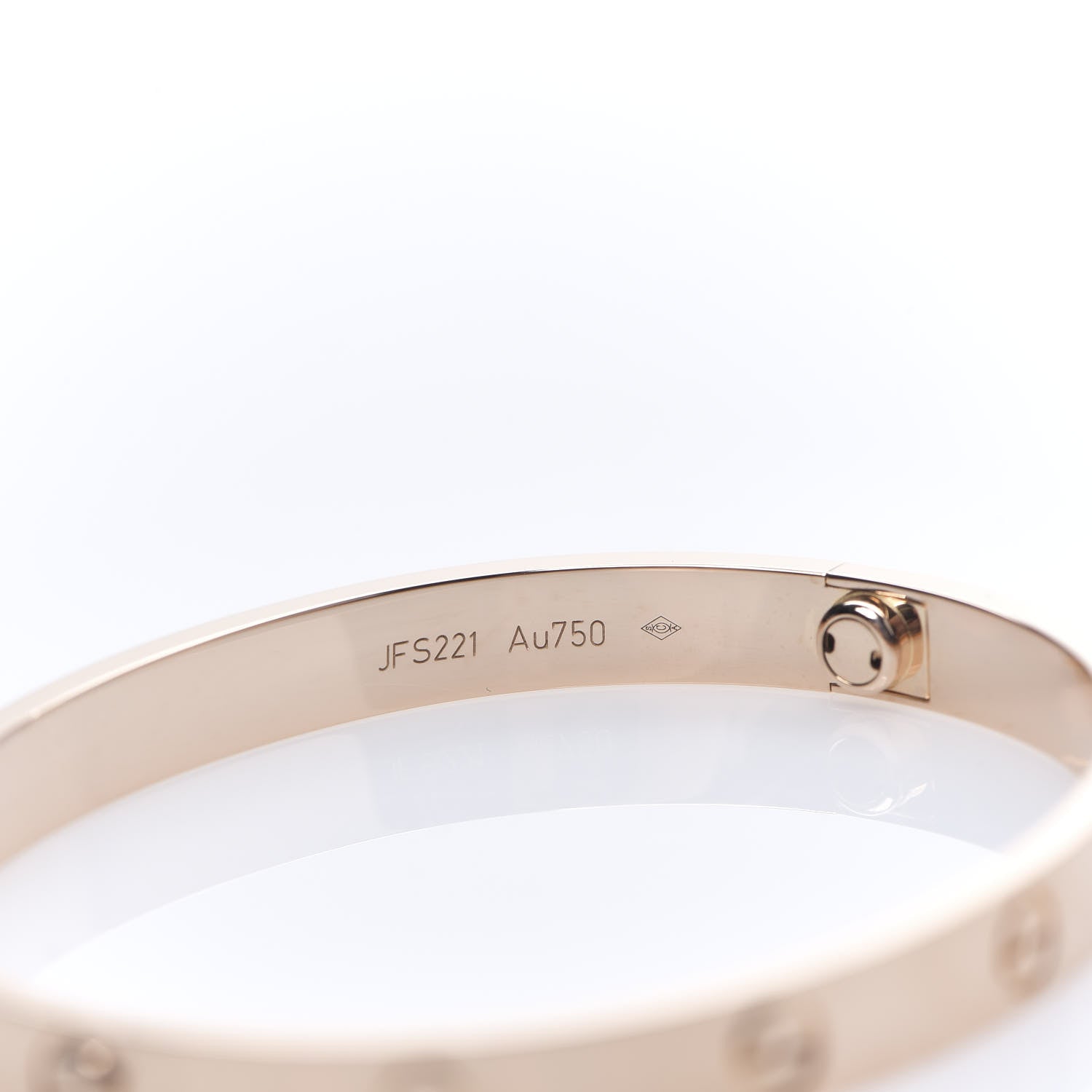 Cartier 18K Pink Gold LOVE Bracelet 17 4 of 6