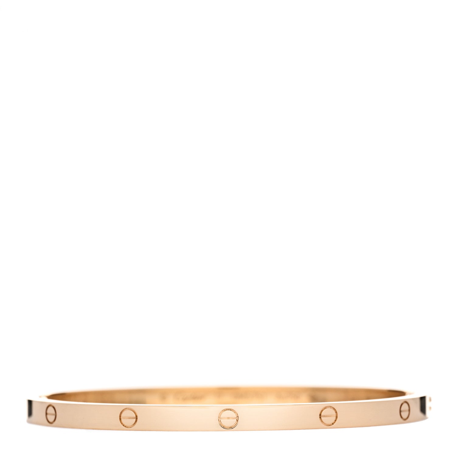 Cartier 18K Yellow Gold Small LOVE Bracelet 17 1 of 5