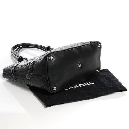 Chanel Calfskin Quilted Large Cambon Tote Black 4 of 7