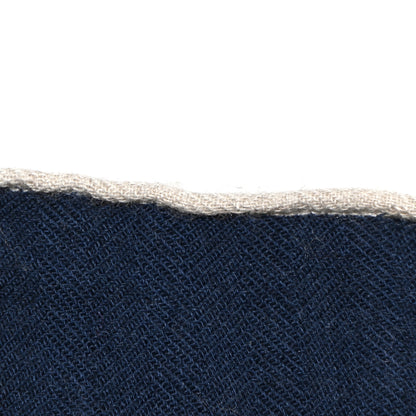 Hermes Cashmere Silk Chevaux Dechaines Shawl 140 Marine Naturel Gris 4 of 8