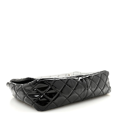 Chanel Patent Quilted Jumbo Single Flap Black 4 of 10