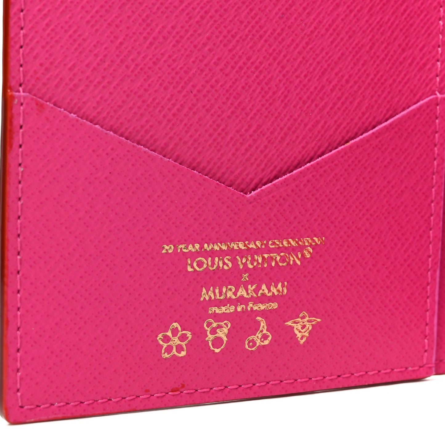 LV X TM Monogram Multicolor Passport Cover White