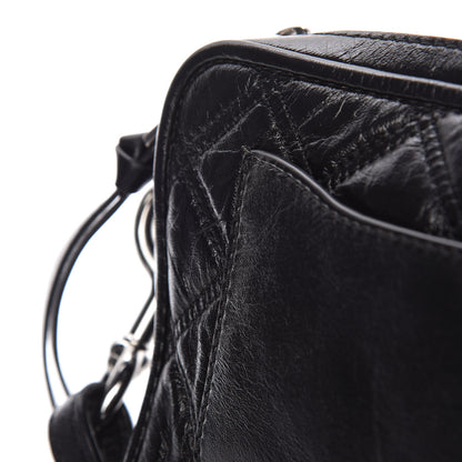 Marc Jacobs Natural Grain Calfskin Quilted The Softshot 21 Bag Black 12 of 12