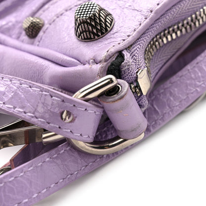 Balenciaga Agneau Arena Le Cagole Mini Purse With Chain Lilac 13 of 14