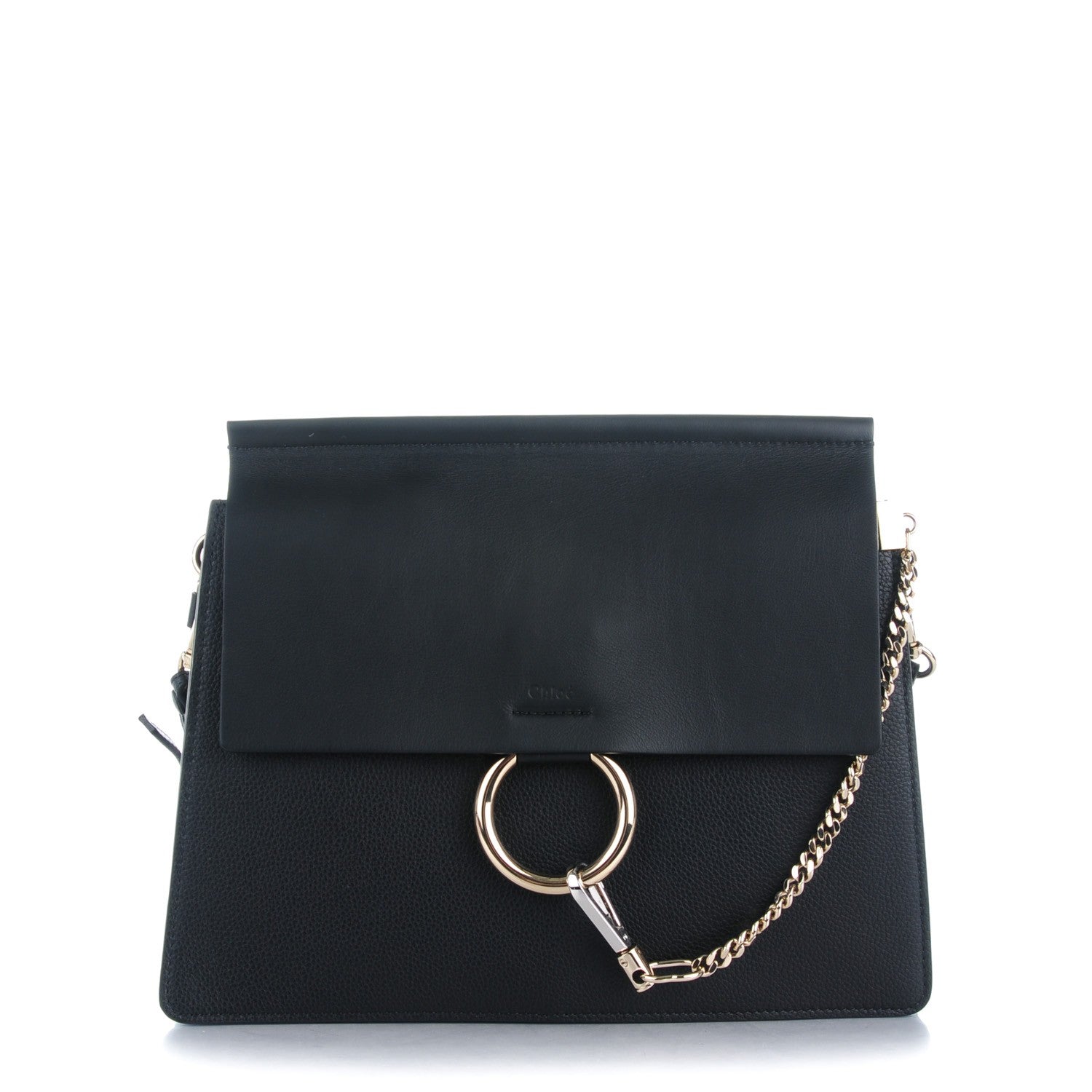 Chloe Calfskin Medium Faye Shoulder Bag Black 1 of 8