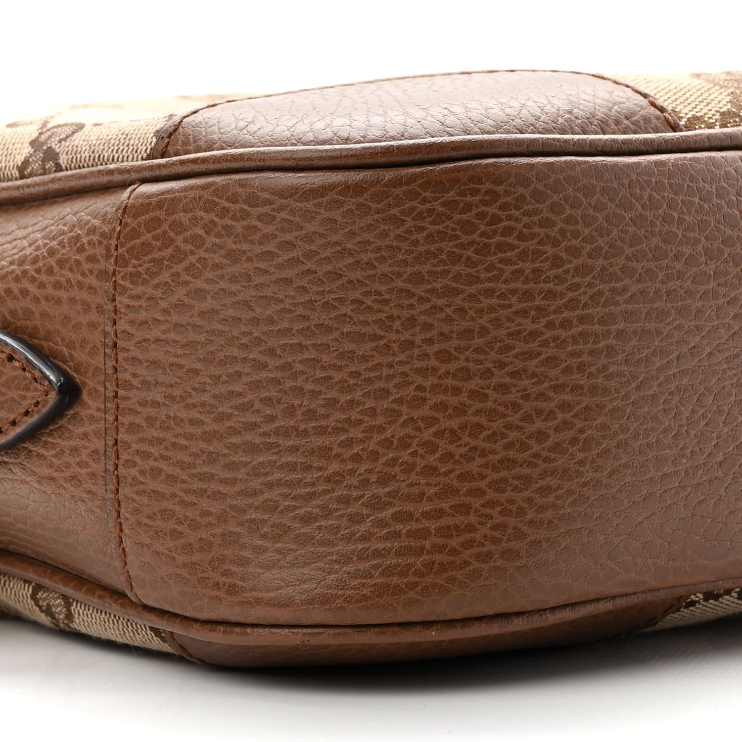 Gucci Monogram Mini Bree Messenger Bag Beige Tabacco 9 of 10