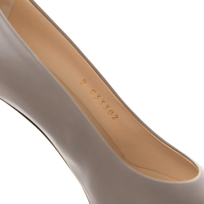 Chanel Lambskin Cap Toe CC Pumps 36.5 Grey Black 7 of 10
