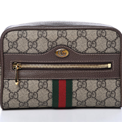 Gucci GG Supreme Monogram Web Small Ophidia Belt Bag 95 38 Dark Brown 7 of 9