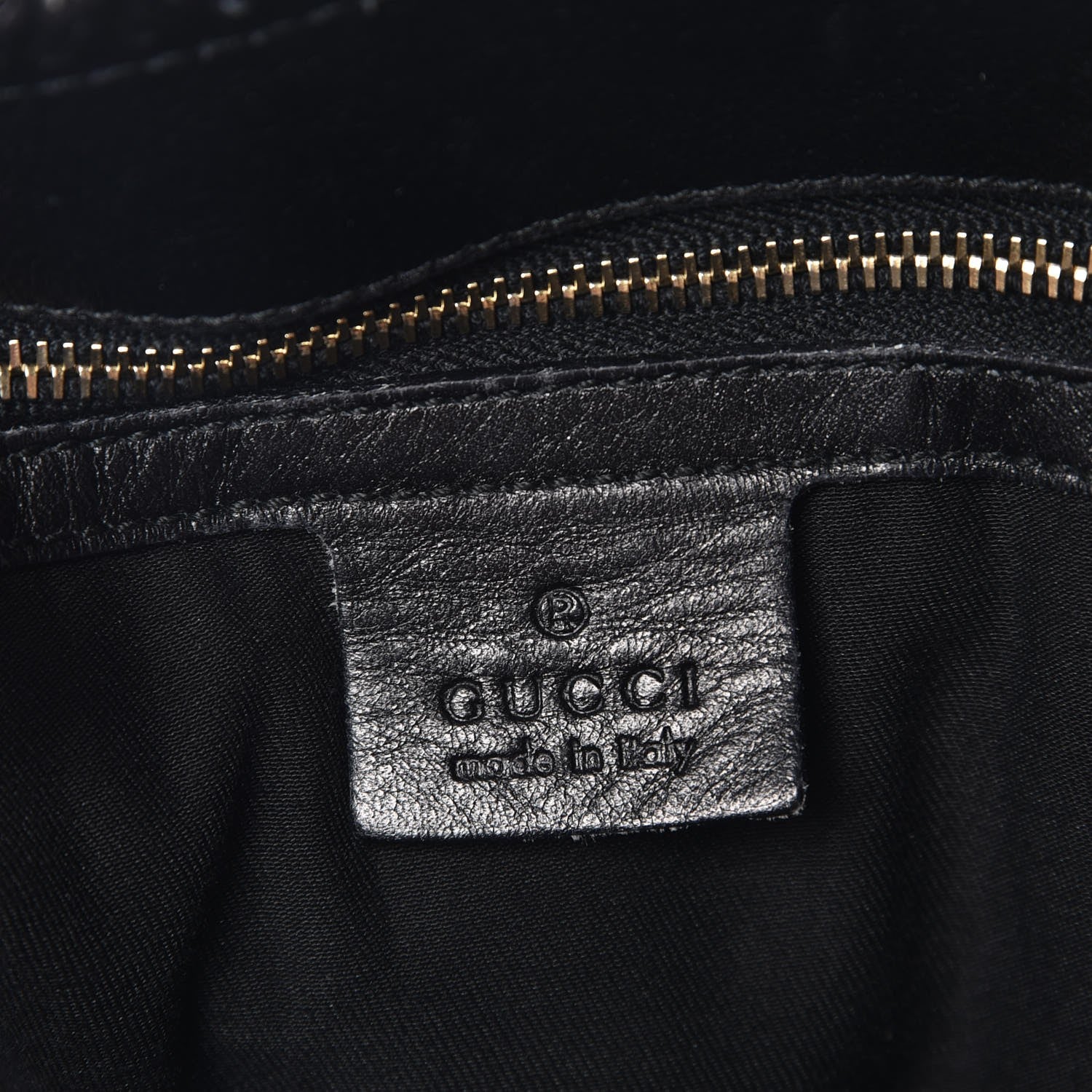 Gucci Calfskin Large Horsebit Chain Hobo Black 6 of 8