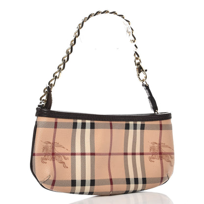 Burberry Haymarket Check Clara Pochette Chocolate 3 of 7
