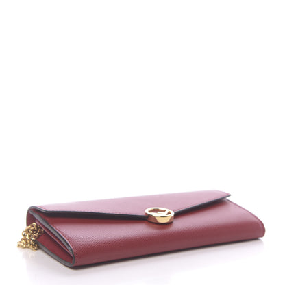 Fendi Vitello Cruise F is Fendi Continental Envelope Wallet on Chain Fragola 4 of 10