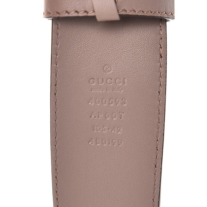 Gucci Calfskin Double G 40mm Belt 105 42 Porcelain Rose 6 of 6