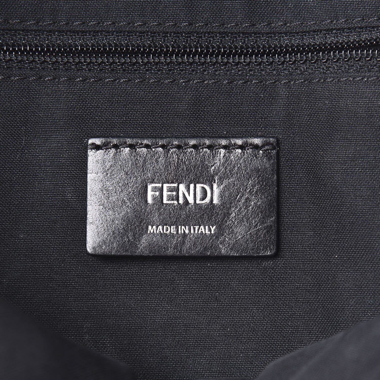Fendi Nylon Vitello Fox Goat Fur Monster Eyes Mini Backpack Black Multicolor Sky 5 of 12