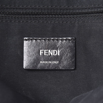 Fendi Nylon Vitello Fox Goat Fur Monster Eyes Mini Backpack Black Multicolor Sky 5 of 12