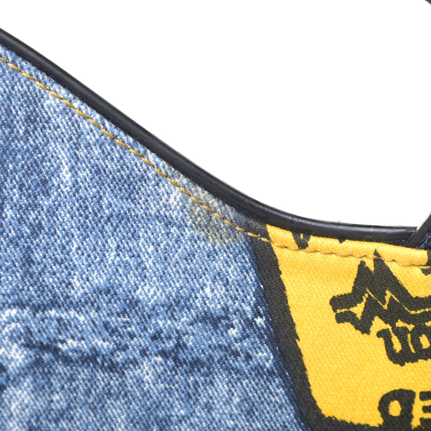 Christian Dior Denim Miss Diorella Saddle Bag 7 of 8