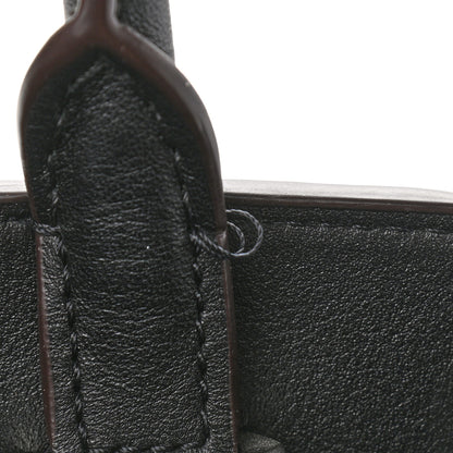 MCM Calfskin Ottomar Monogram Medium Essential Tote Black 11 of 14