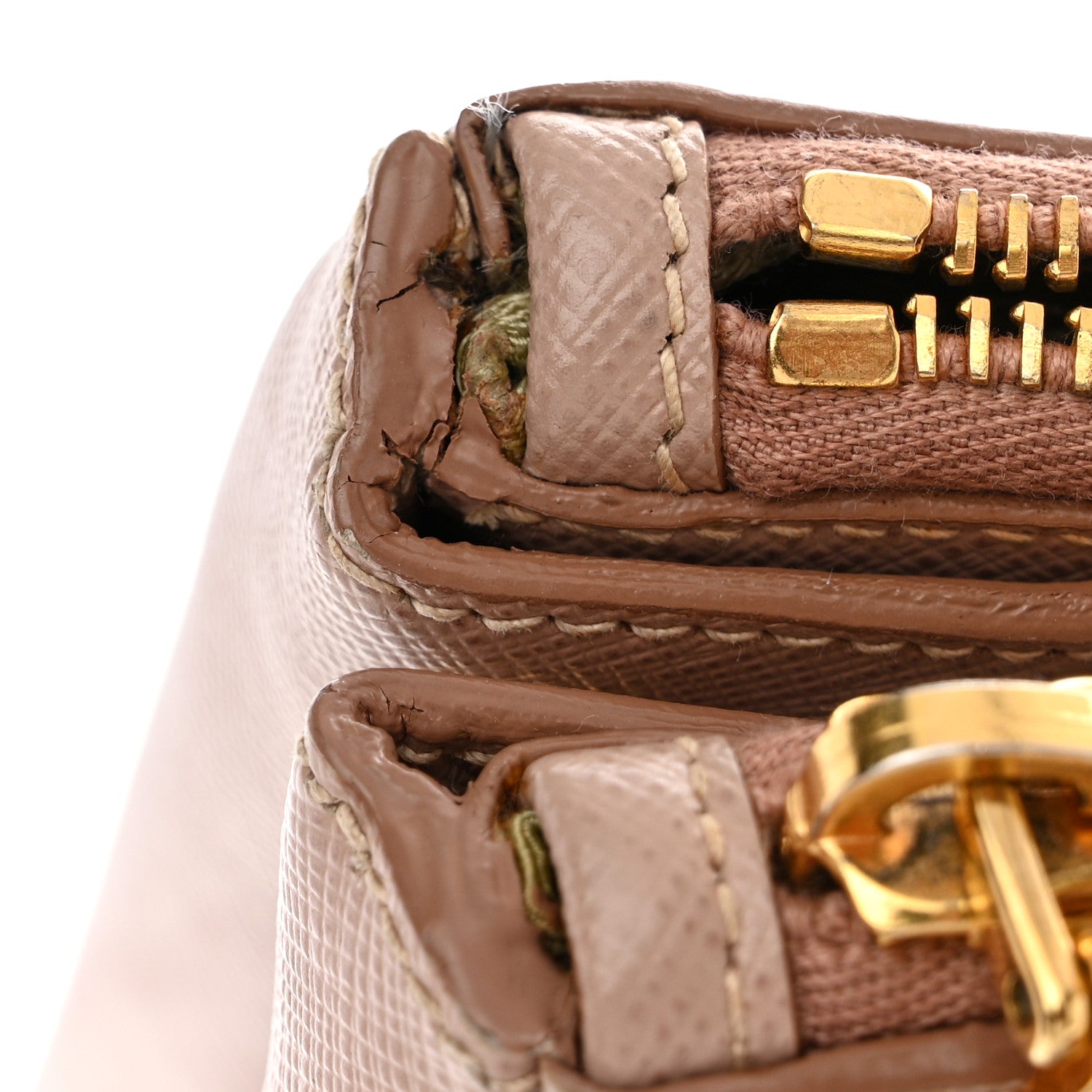 Prada Saffiano Lux Large Galleria Double Zip Tote Cammeo 14 of 14