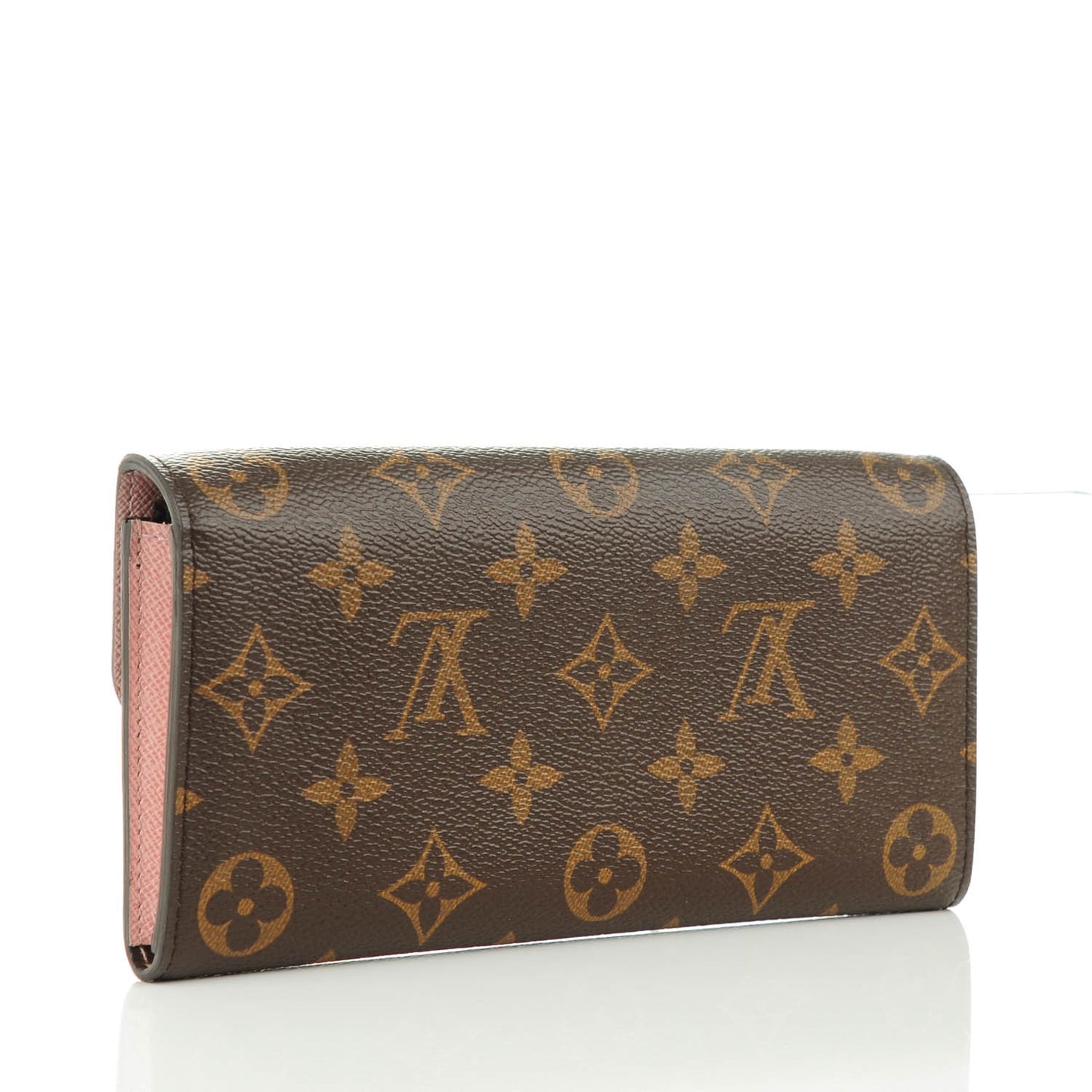 Monogram Emilie Wallet Rose Ballerine