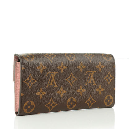 Louis Vuitton Monogram Emilie Wallet Rose Ballerine 3 of 7