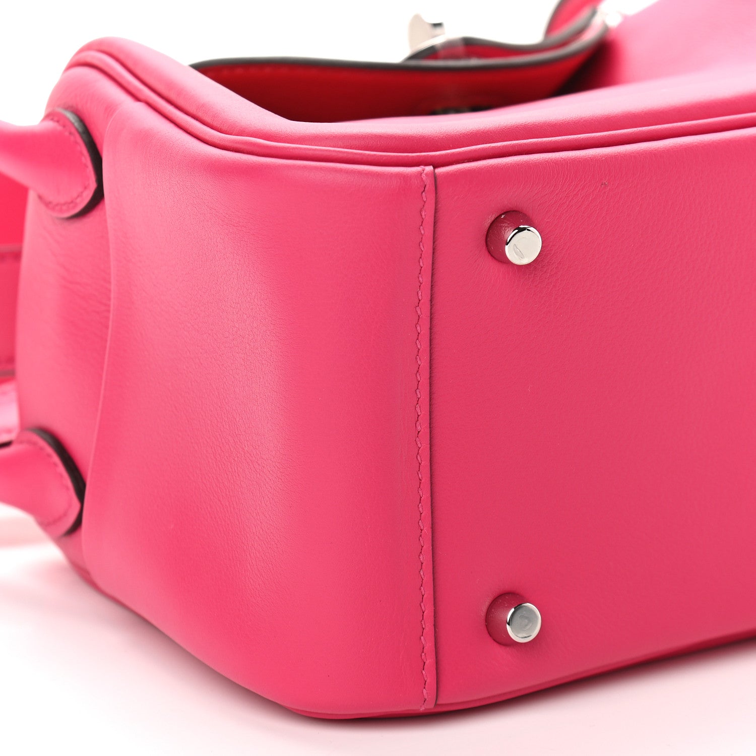 Hermes Swift Verso Mini Lindy 20 Rose Mexico Rouge Piment 8 of 9