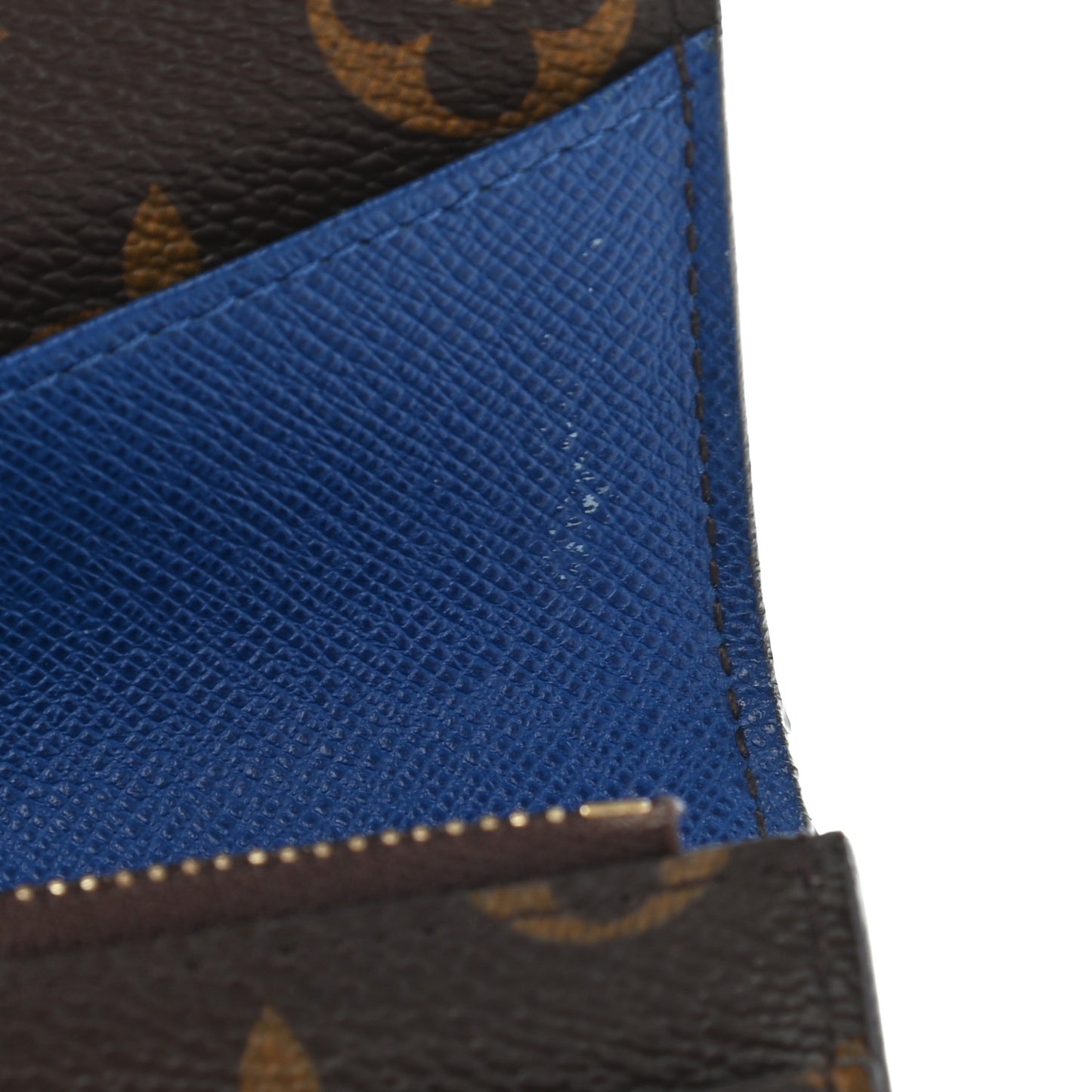 Monogram Emilie Wallet Blue