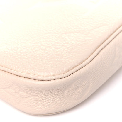 Louis Vuitton Empreinte Monogram Giant Multi Pochette Accessories Mini Pochette Cream 9 of 11