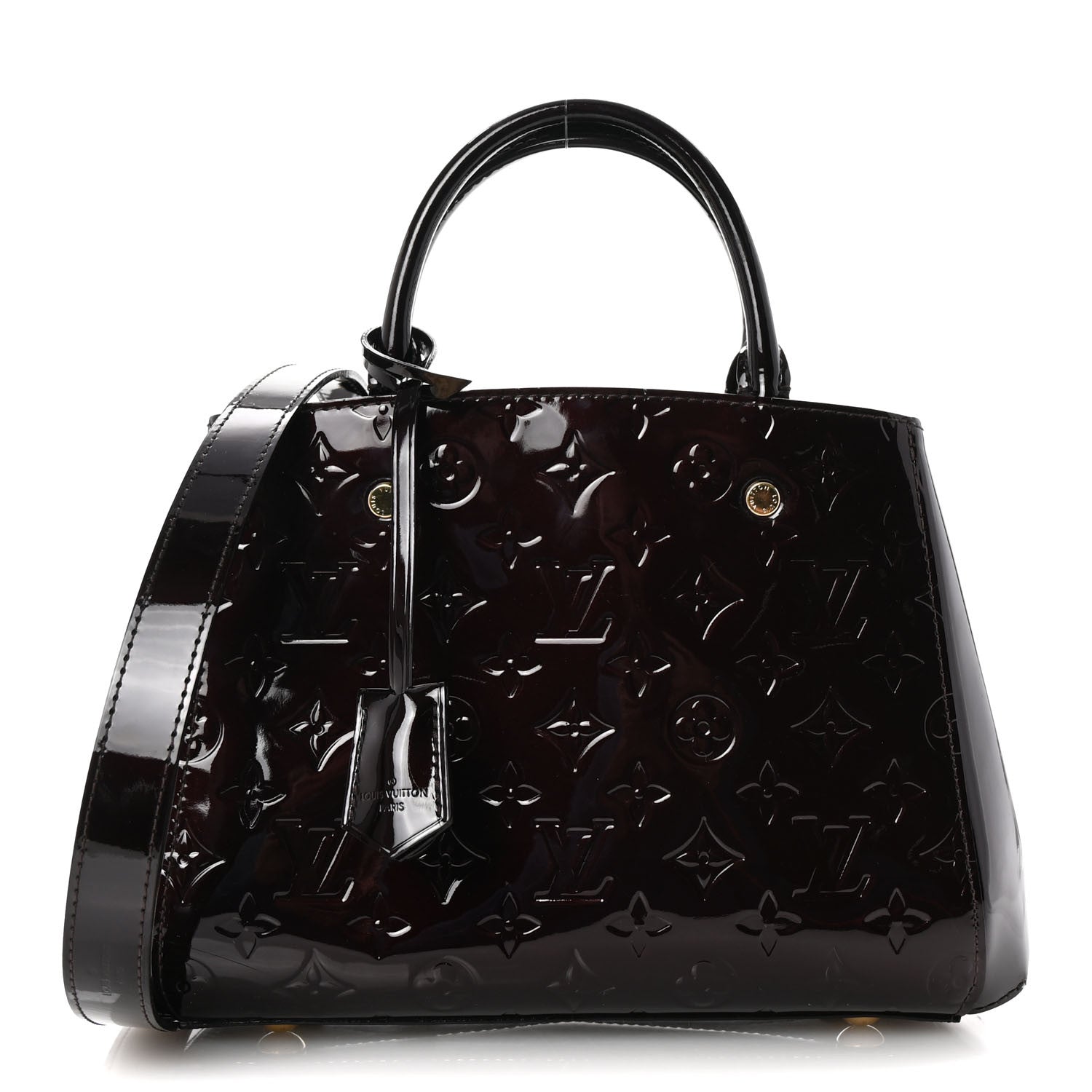 Louis Vuitton Vernis Montaigne BB Amarante 1 of 9