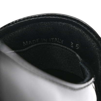 Prada Vernice Triangle 25mm Loafers 35 Black 7 of 8