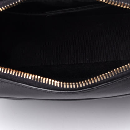 Saint Laurent Calfskin Matelasse Monogram Lou Camera Bag Black 4 of 5