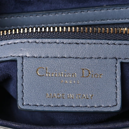 Christian Dior Calfskin Gradient Saddle Bag Indigo Blue 6 of 10