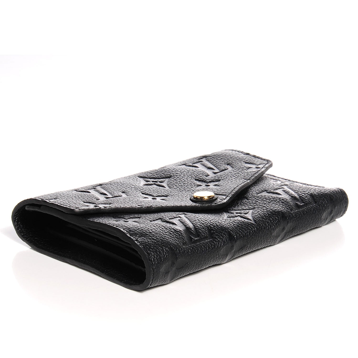 Louis Vuitton Empreinte Compact Curieuse Wallet Black 4 of 8