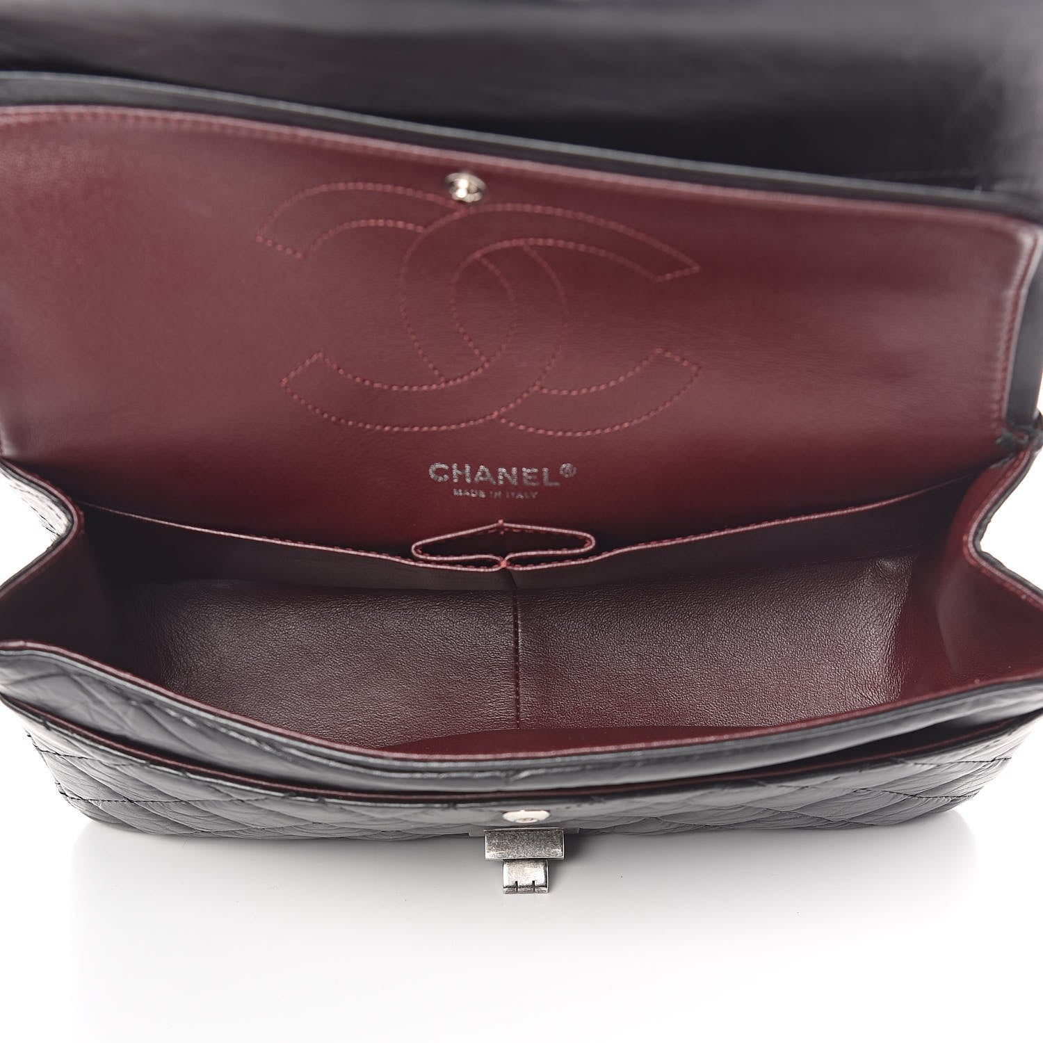 Chanel Aged Calfskin Quilted 2.55 Reissue 226 Flap Black 5 of 13