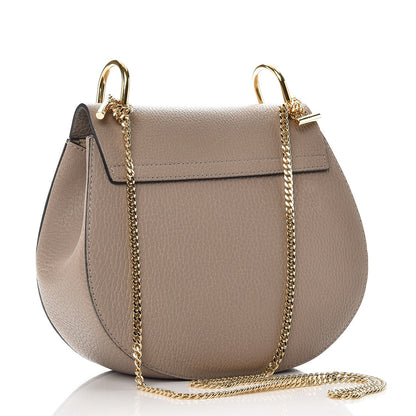 Chloe Grained Lambskin Drew Shoulder Bag Motty Grey 3 of 6