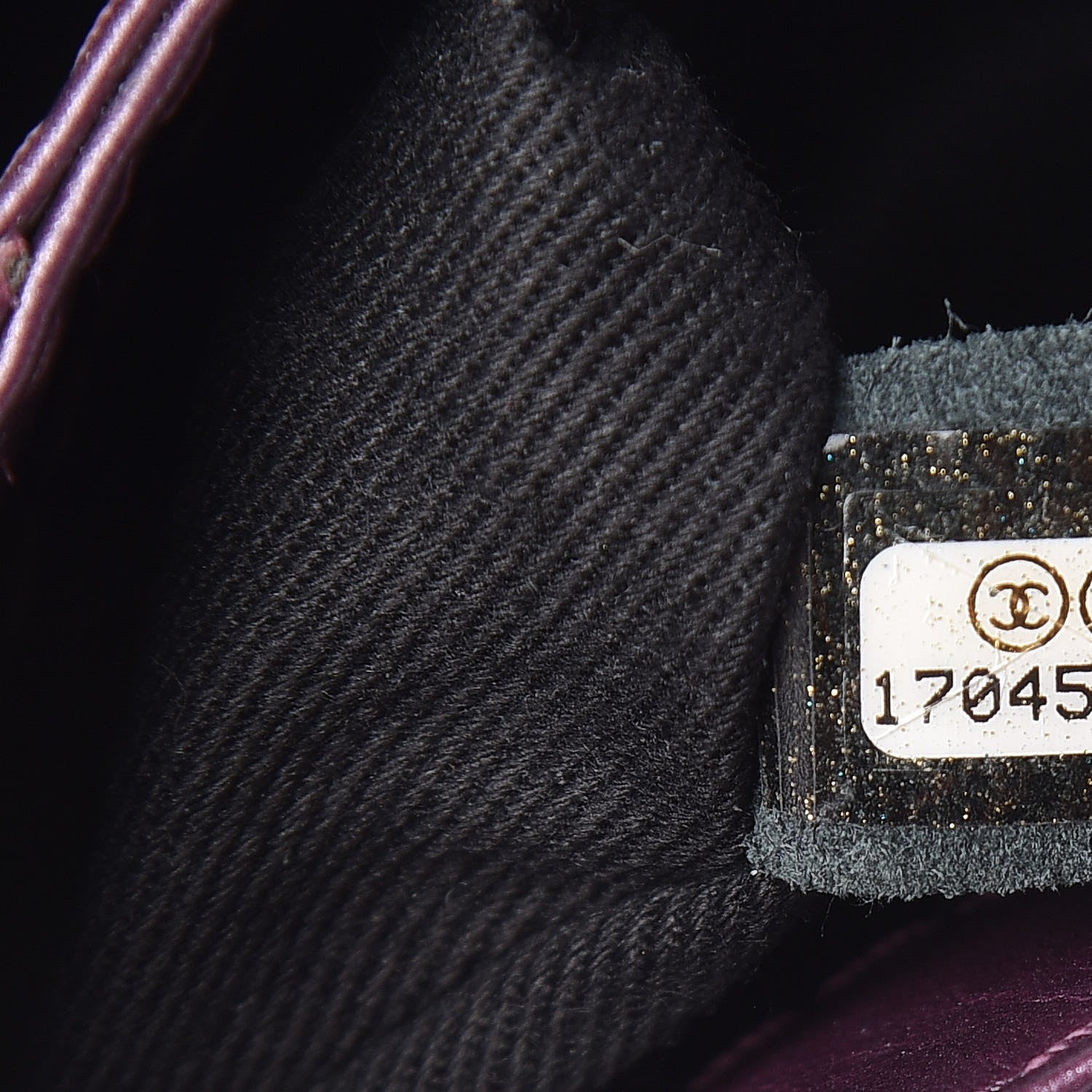 Chanel Calfskin Mineral Nights Mini Flap Dark Purple 7 of 10