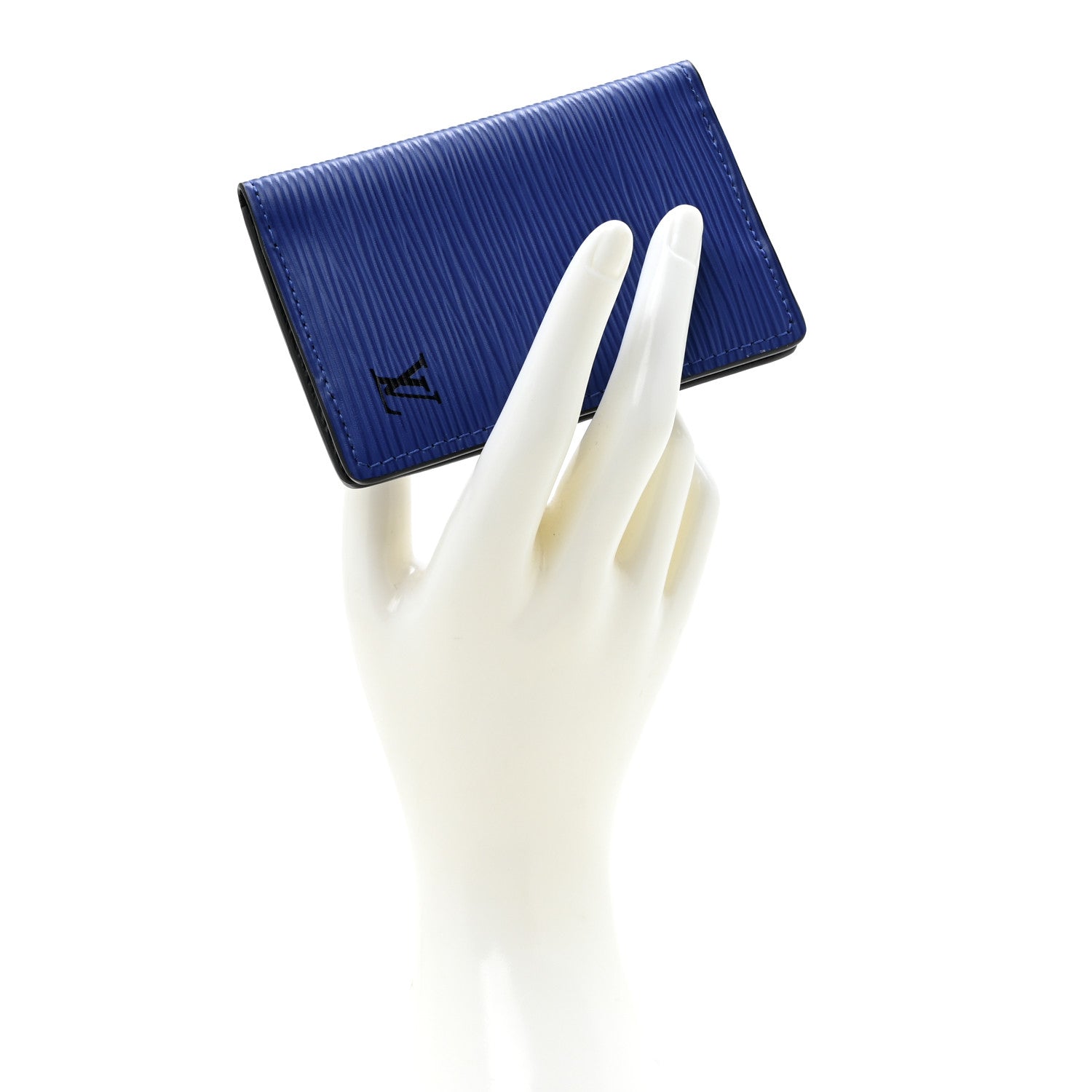 Louis Vuitton Epi Monogram Eclipse Pocket Organizer Blue 2 of 8